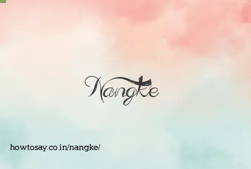 Nangke