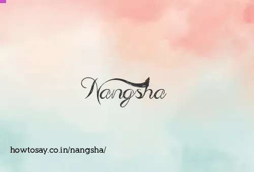 Nangsha