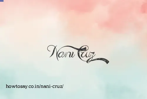 Nani Cruz