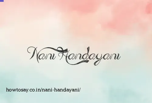 Nani Handayani