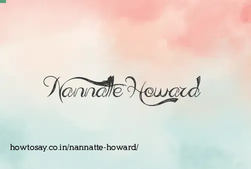 Nannatte Howard