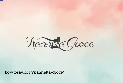 Nannetta Groce