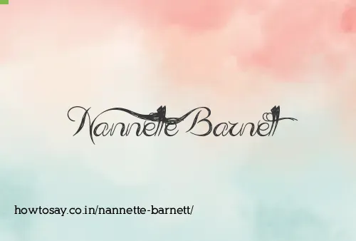 Nannette Barnett