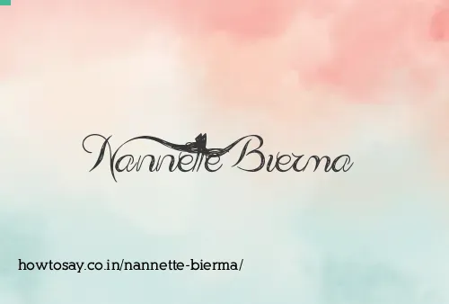 Nannette Bierma