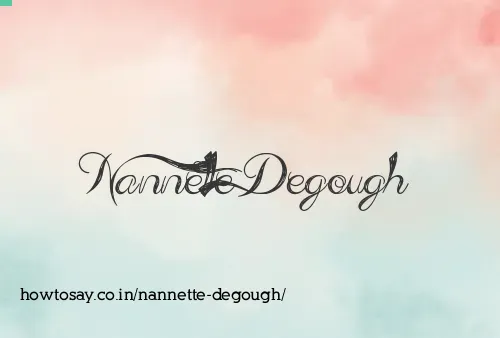 Nannette Degough