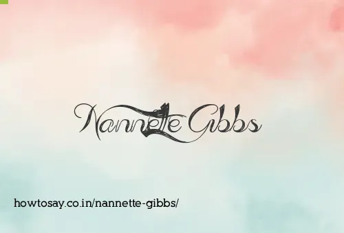 Nannette Gibbs
