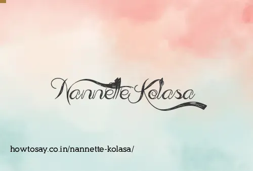 Nannette Kolasa