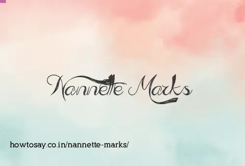 Nannette Marks
