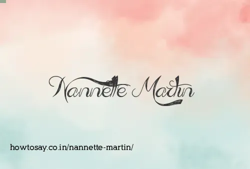 Nannette Martin