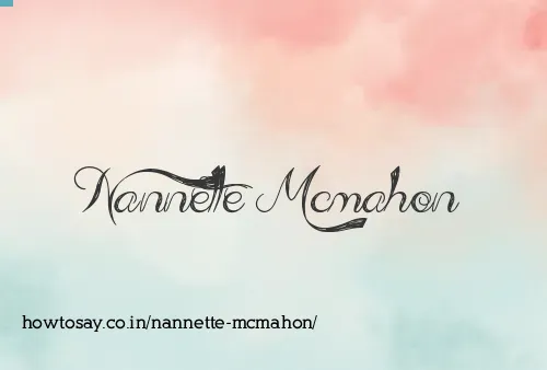 Nannette Mcmahon