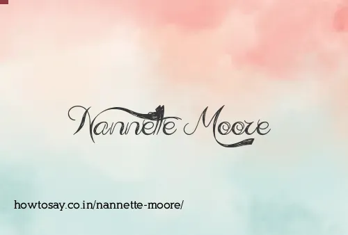 Nannette Moore