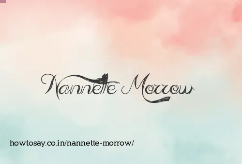 Nannette Morrow