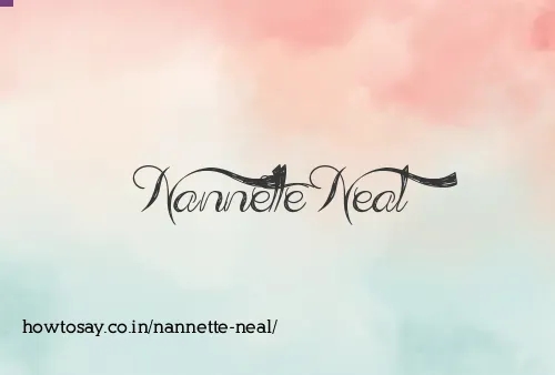 Nannette Neal