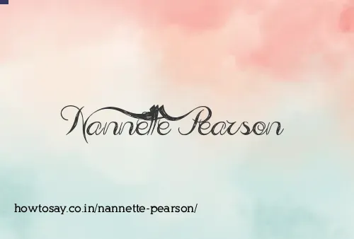 Nannette Pearson