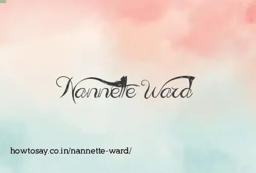 Nannette Ward