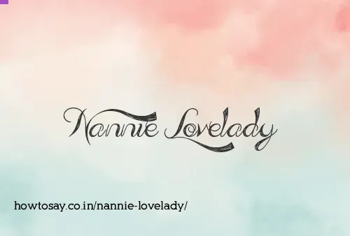Nannie Lovelady