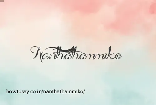 Nanthathammiko