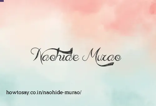 Naohide Murao