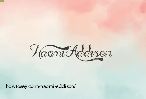 Naomi Addison