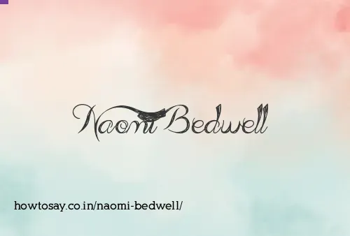 Naomi Bedwell
