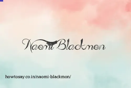 Naomi Blackmon