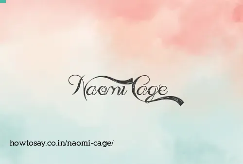Naomi Cage