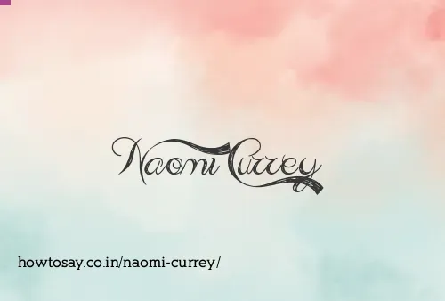Naomi Currey