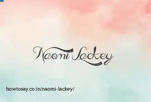 Naomi Lackey