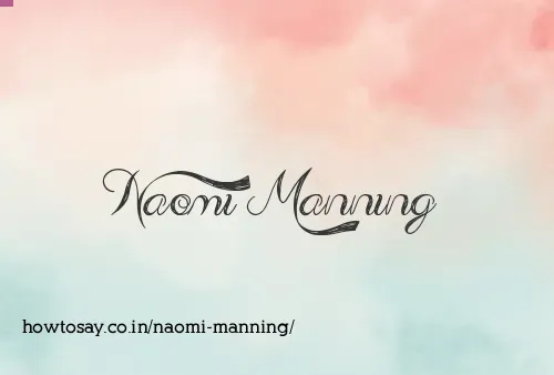 Naomi Manning