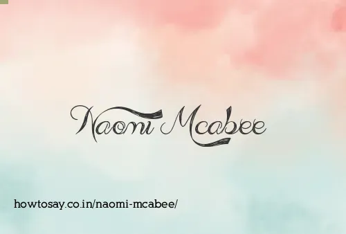 Naomi Mcabee