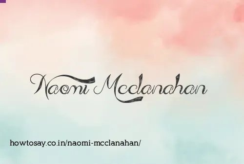 Naomi Mcclanahan