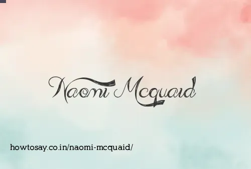 Naomi Mcquaid