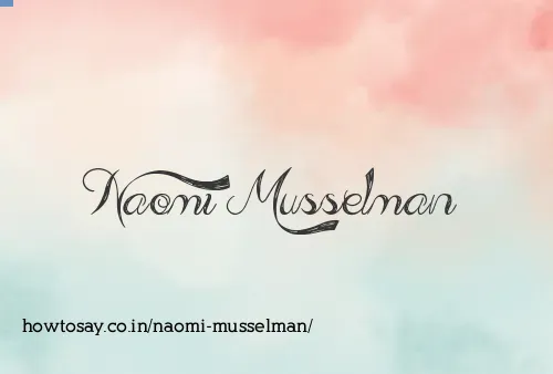 Naomi Musselman