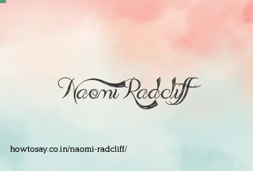 Naomi Radcliff