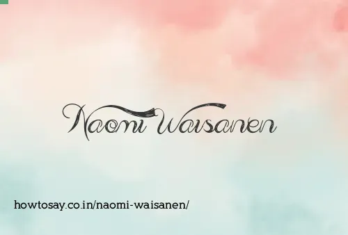 Naomi Waisanen