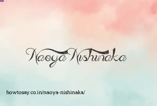 Naoya Nishinaka