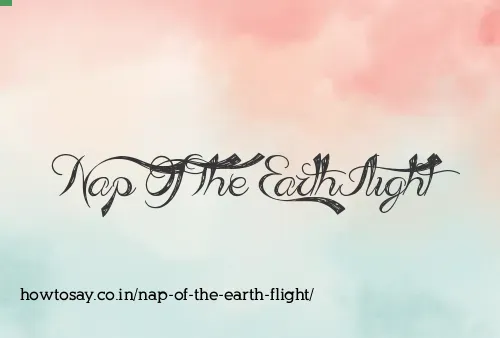 Nap Of The Earth Flight