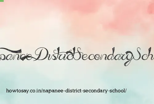 Napanee District Secondary School