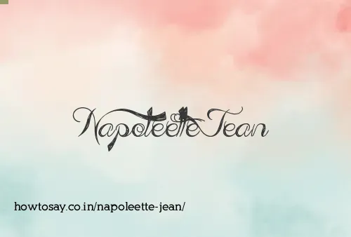 Napoleette Jean