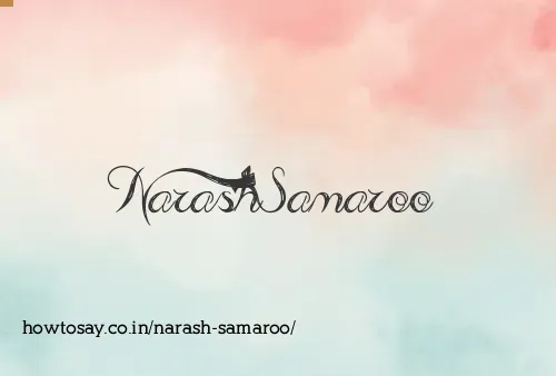 Narash Samaroo