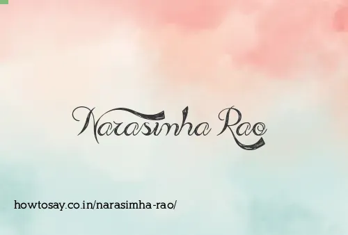 Narasimha Rao