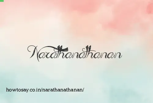 Narathanathanan