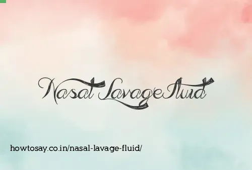 Nasal Lavage Fluid
