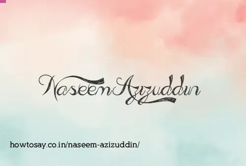 Naseem Azizuddin