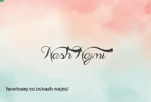 Nash Najmi