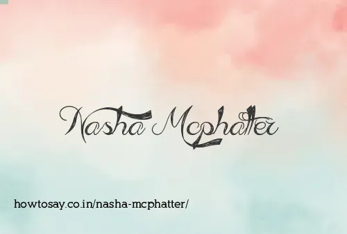 Nasha Mcphatter