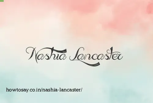 Nashia Lancaster