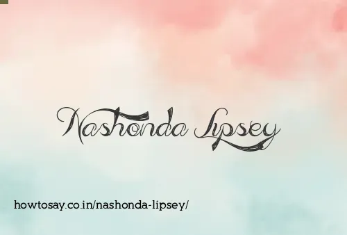 Nashonda Lipsey