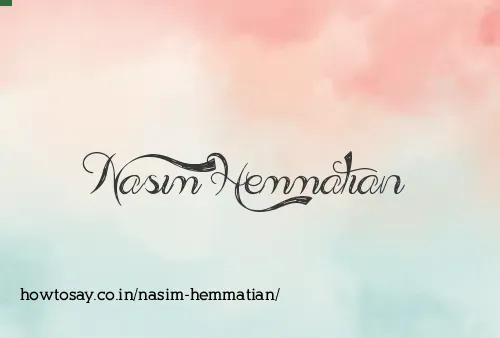 Nasim Hemmatian