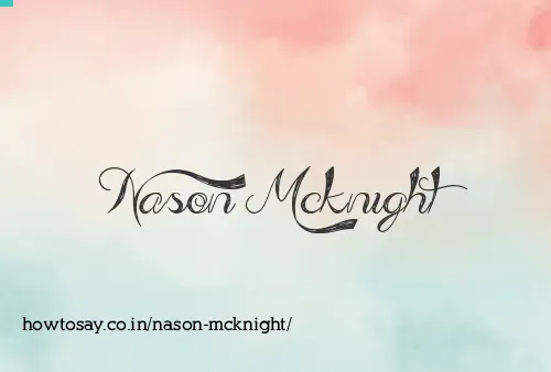 Nason Mcknight